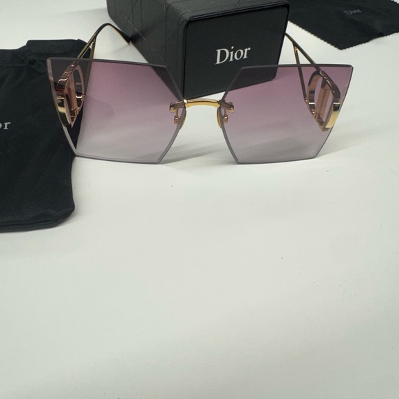 DIOR women’s glasses 30Montaigne S7U Purple-to-Pink Gradient Square Sunglasses main image 7